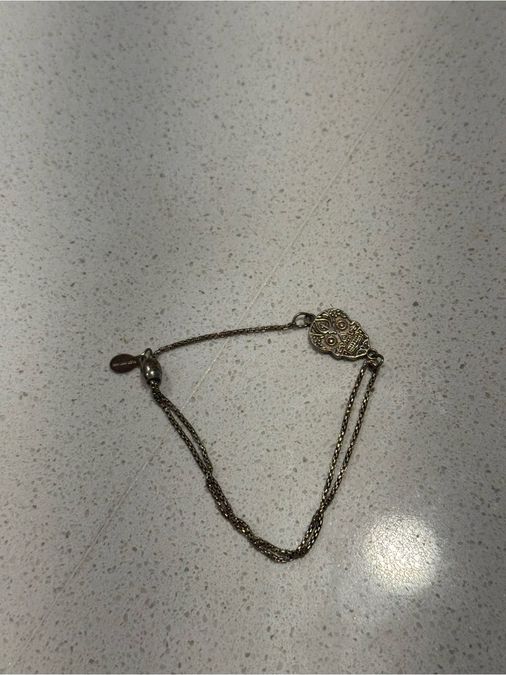 Alex and Ani calavera skull bracelet